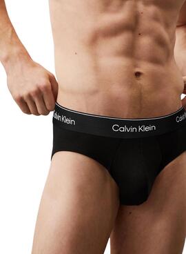 Pack 3 Slips Calvin Klein Icon  Schwarz für Männer
