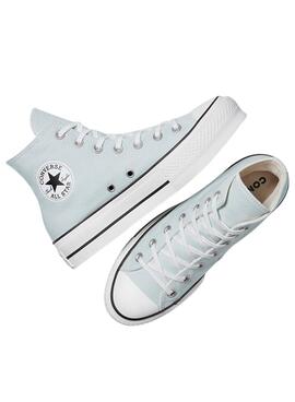 Sneaker Converse Chuck Taylor All Star Plattform in türkisblau