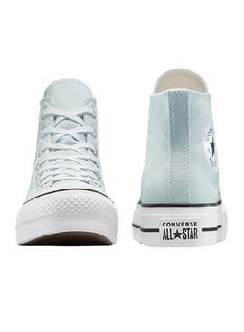Sneaker Converse Chuck Taylor All Star Plattform in türkisblau