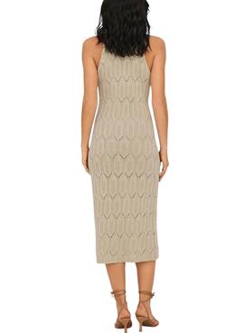 Kleid Only Mea in Beige für Frauen