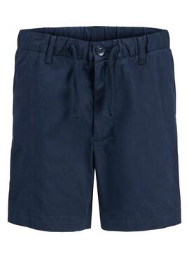 Bermuda Jack und Jones Jaiden in Marineblau für Kinder.