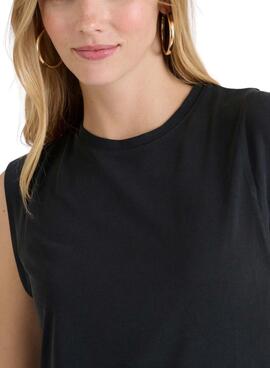 T-Shirt Naf Naf Rony schwarz für Frauen