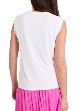 T-shirt Naf Naf Rony weiß für Frauen