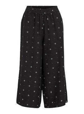 Hose Vila Viprisilla Culotte Schwarz für Damen