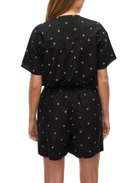 Bluse Vila Viprisilla Schwarz für Damen