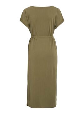 Kleid Vila Vimodala in Grün für Damen