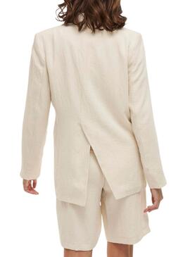 Blazer Vila Viflea beige für Damen