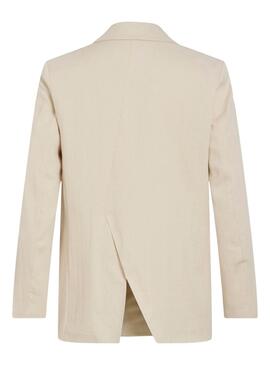 Blazer Vila Viflea beige für Damen