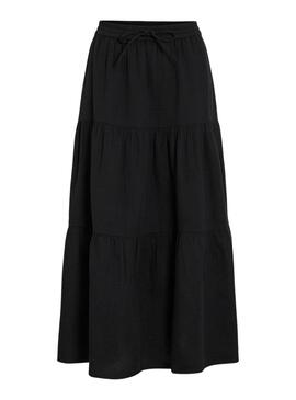 Rock Vila Vilania schwarz für Damen