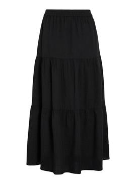 Rock Vila Vilania schwarz für Damen