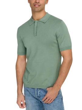 Only and Sons Wyler Polo in Grün für Herren