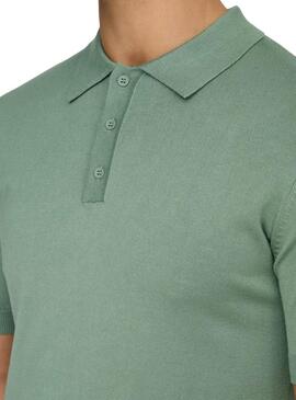 Only and Sons Wyler Polo in Grün für Herren