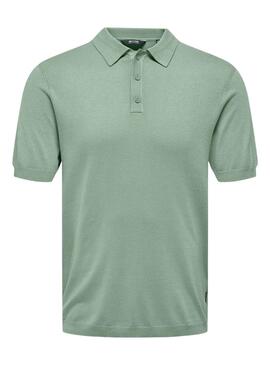 Only and Sons Wyler Polo in Grün für Herren