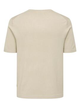Strickshirt Only and Sons Wyler in Grau für Herren.