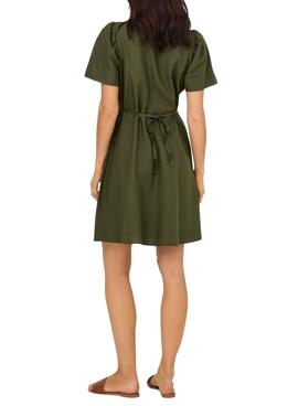 Grünes Only Vita Kleid für Damen