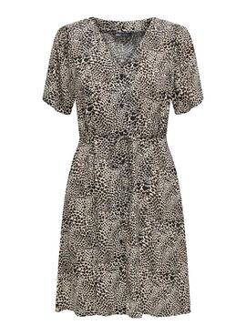Kleid Only Evida Tiermuster für Damen