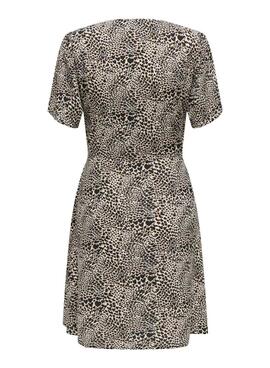 Kleid Only Evida Tiermuster für Damen