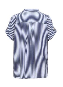 Bluse Only Yasmin in Blau für Damen