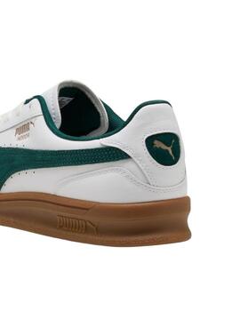 Turnschuhe Puma Indoor in Weiß und Grün für Männer.