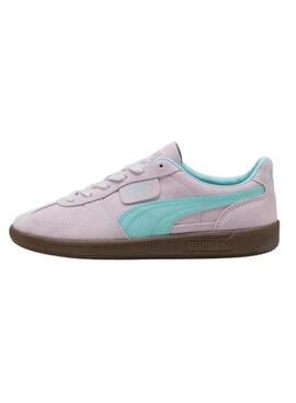 Turnschuhe Puma Palermo in Rosa und Türkis für Frauen