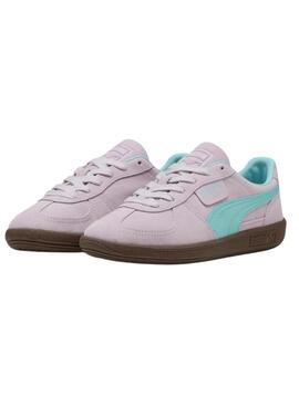 Turnschuhe Puma Palermo in Rosa und Türkis für Frauen