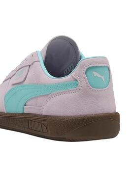 Turnschuhe Puma Palermo in Rosa und Türkis für Frauen