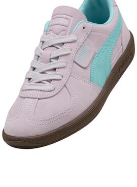 Turnschuhe Puma Palermo in Rosa und Türkis für Frauen