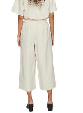 Hose Vila Viprisilla beige für Frauen