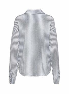 Bluse Only Lottie in Blau für Damen