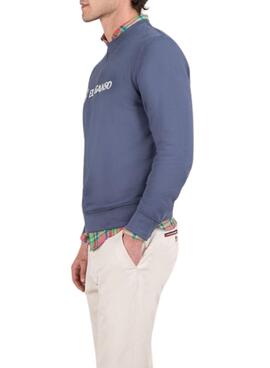 Sweatshirt Der Gans Flocke blau für Herren