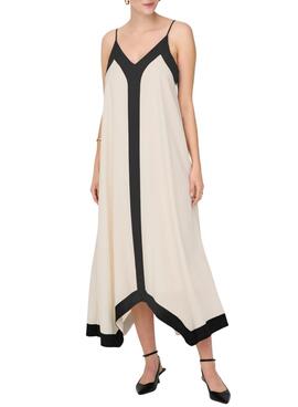 Kleid Only Diana beige für Damen
