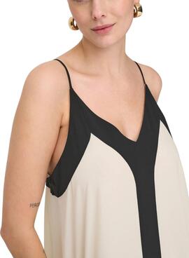 Kleid Only Diana beige für Damen