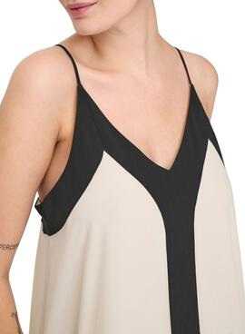 Kleid Only Diana beige für Damen
