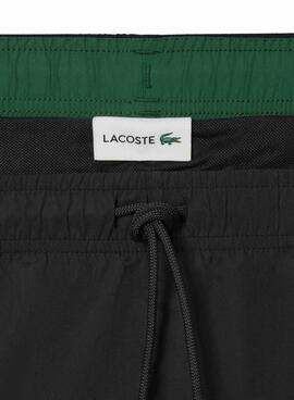 Lacoste Basic Badehose in Schwarz für Herren