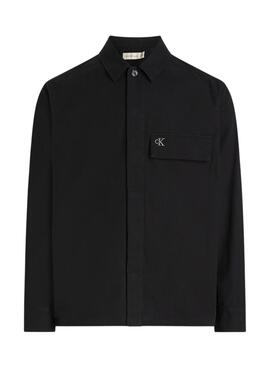 Hemd Calvin Klein Jeans Cargo schwarz für Herren.