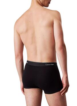 Pack Unterhosen Calvin Klein Trunk Boxer Schwarz für Herren