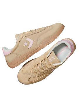  Sneakers Converse Run Star Trainer Wildleder Kamel für Frauen