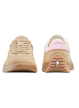  Sneakers Converse Run Star Trainer Wildleder Kamel für Frauen
