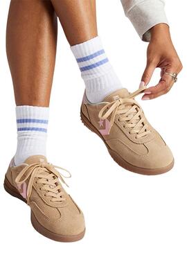 Sneakers Converse Run Star Trainer Wildleder Kamel für Frauen