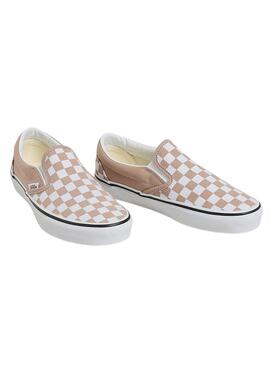 Klassischer Slip-On COLOR THEORY CHECKERBOARD Warm Tau