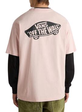 T-Shirt Vans Style 76 in Rosa für Herren