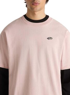 T-Shirt Vans Style 76 in Rosa für Herren