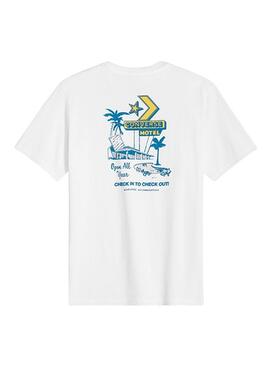 T-Shirt Converse Motel weiß für Herren