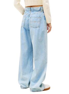 Jeanshose Tommy Jeans Paperbag  in Blau für Damen