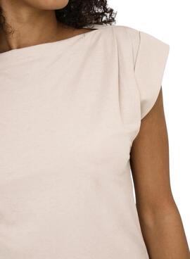 Kleid Only Jany beige für Frauen.