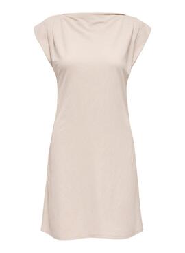 Kleid Only Jany beige für Frauen.