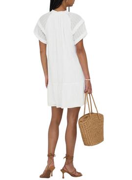 Kleid Only Nalla weiß für Frauen