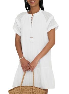Kleid Only Nalla weiß für Frauen