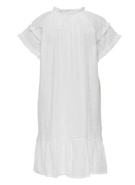Kleid Only Nalla weiß für Frauen