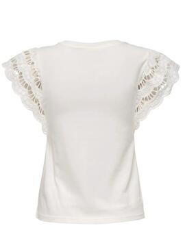 T-Shirt Only Macy weiß für Frauen